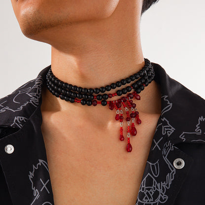 Blood Pearls - Unisex Necklace